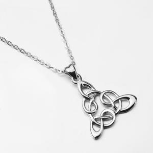925 de plata esterlina personalizada collar celta irlandés nudo colgante China Collar para chica - Product Image 4