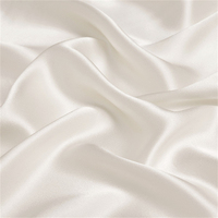 Tissu Soie de Mûrier Naturelle et Fraîche 16 Mommes 114 cm, 100 % Pure Soie Charmeuse, Certifié OEKO-TEX 100