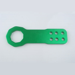 Crochet de remorquage universel en aluminium Auso-Racing à 6 trous, avant et arrière, accessoire de course automobile - Product Image 5