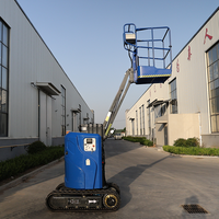 Nacelle élévatrice télescopique CD Crawler 7m 200kg Électrique 48V Batterie 220Ah Entièrement Automatique Double Contrôleur pour Construction et Utilisation Extérieure