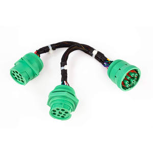 TYPE2 SAE J1939 9pin Data Power Splitter Y <span class=keywords><strong>Cable</strong></span> pour Truck ELD GPS Tracker Diagnostic Tools - Product Image 5
