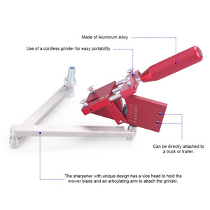 Afilador de Cuchillas para Cortacésped de Estilo Americano Ajustable de 15 a 45 Grados para Cuchillas Rectas y Estándar - Product Image 4