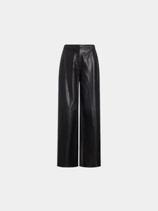 31120 Nuovi <span class=keywords><strong>Pantaloni</strong></span> a Gamba Dritta e Vestibilità Ampia, Ultra-sottili <span class=keywords><strong>in</strong></span> Vera <span class=keywords><strong>Pelle</strong></span> di Pecora Conciata al Vegetale per Ragazze e Donne - Product Image 2