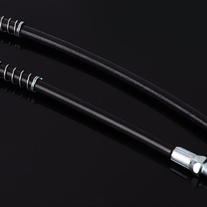 Manguera de pistola de engrase neutra de caucho y tubo de conexión rígido de hierro fundido para boquilla de engrase, operación manual - Product Image 1