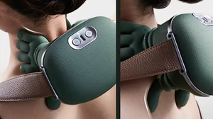 2025 nuevo masajeador de espalda y hombros con calor, cuello y hombros, almohada de tracción para el cuello - Product Image 3