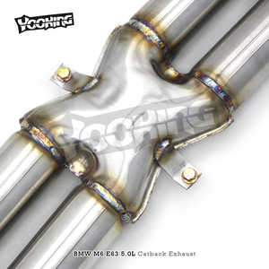 Sistema de escape ODM Valvetronic para <span class=keywords><strong>BMW</strong></span> <span class=keywords><strong>M6</strong></span> E63 <span class=keywords><strong>V10</strong></span> 5.0L 2006-2010 Sistema de escape Catback DE RENDIMIENTO DE ACERO INOXIDABLE - Product Image 3