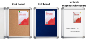 Tableau d'affichage à verrouillage de bureau A1 A2 A3 A4 taille personnalisée 27MM cadre en aluminium boîtier verrouillable panneau d'affichage argenté ou noir - Product Image 6