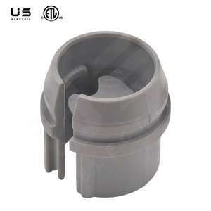 Connecteurs de serrage de câble électriques gris en plastique 1/2 \ "connecteur de boucle de fixation de fil gainé de PVC non métallique - Product Image 1