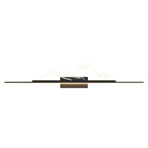 Lampe murale extérieure imperméable de style chinois, LED, longue bande, éclairage paysager pour jardin, pour usage extérieur - Product Image 4