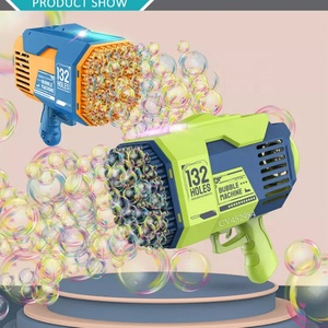 Vente en gros de jouets à bulles : Machine à bulles fusée automatique Bazooka pour l'été, pistolet à bulles à 88 ou 69 trous - Product Image 5