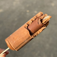 Barre de crème glacée à la liqueur de chocolat Saveur d'enfance nostalgique avec remplissage riche en chocolat et sans alcool