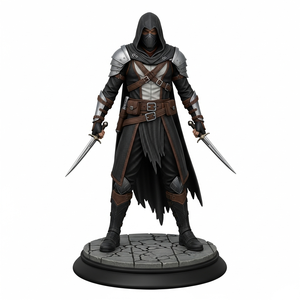 Maßgefertigtes <span class=keywords><strong>3D</strong></span>-PVC-Assassin-Figurenmodell Statue Geschenk Sammlerstück Schreibtisch-Dekoration - Product Image 4