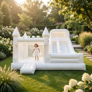 <span class=keywords><strong>Château</strong></span> gonflable <span class=keywords><strong>de</strong></span> mariage et d'anniversaire pour enfants, trampoline blanc, accessoire photo tendance pour <span class=keywords><strong>le</strong></span> commerce international et les check-in - Product Image 1