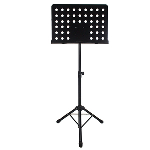 Support de partitions <span class=keywords><strong>pliable</strong></span> en acier noir Rayyu GH-511 pour basson, vente en gros - Product Image 1