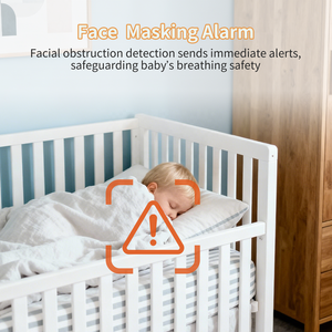 <span class=keywords><strong>Monitor</strong></span> bayi pintar AI 5.5 inci 4MP pelacakan tidur HR/<span class=keywords><strong>Monitor</strong></span> respirasi deteksi menangis wajah oklusi/pengingat rentan - Product Image 3