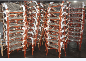 De alta calidad de Metal a prueba de óxido de comedor de ratán Cafetería <span class=keywords><strong>Restaurante</strong></span> silla de diseño - Product Image 6