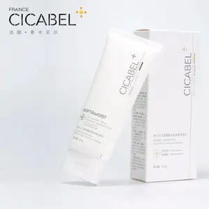 Cicabel aminoácido peptídeos limpo e limpo, limpador facial suave lavagem de pele oleosa de acne