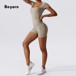 Mono Deportivo de Yoga para Mujer, de Secado Rápido, Transpirable, Elástico en Cuatro Direcciones, Ecológico, de Manga Corta, para Gimnasio y Fitness - Product Image 5