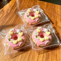 Jouet Squishy en Silicone de Qualité Alimentaire à Remontée Lente, Gâteau à la Crème de Fraise Mochi, Jouet à Presser Anti-Stress pour la Relaxation des Mains