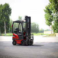 Chariot élévateur électrique compact YuDing CPD-12 de 1,2 tonne, batterie au plomb-acide, déplaceur latéral hydraulique, pneus pleins pour les petits entrepôts de vente au détail