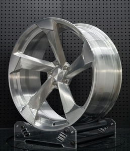 Cerchi in Lega Forgiati SHIN-110 Monoblocco Finitura Spazzolata 5x112 Concavi per Auto Sportive S5 S4 S3 Q8 A8 RS5 RS6 RS7 A3 A4 A7 <span class=keywords><strong>A5</strong></span> Coupé TT - Product Image 3