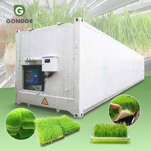 Equipo de Cultivo de Pasto de Cebada Hidropónico, Máquina de Cultivo, Sistema de Almacenamiento Inteligente en Contenedor, Sistema de Forraje Hidropónico Totalmente Automático - Product Image 1