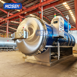 Autoclave à pulvérisation automatique Mosen pour aliments en conserve, sachets et boissons, certifié CE ISO9001, en acier inoxydable 304/316, personnalisable - Product Image 2