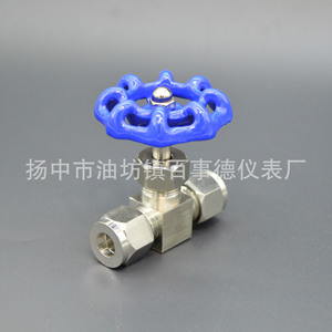 Vanne d'arrêt à aiguille droite à double ferrule en acier inoxydable 304 DN12, vente en gros d'usine - Product Image 4