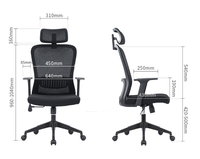 Chaise pivotante ergonomique moderne en maille respirante à prix abordable pour le bureau à domicile et la salle de séjour, usage professionnel, vente en gros