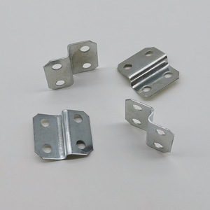 <b>Silver</b> Four-Hole Z-Type Corner <b>Bracket</b> Stainless Steel Durable Frame Mouldings Connector - Product Image 1