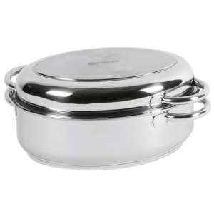 Schulte-Ufer Multibräter ovalado 6,5 L Ø 34cm Edelstahl - Product Image 1