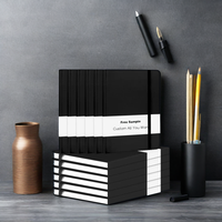 Carnet en cuir personnalisé avec logo imprimé A4 A5 A6 A7 pour les étudiants, agenda, journal, carnet à couverture rigide en cuir PU