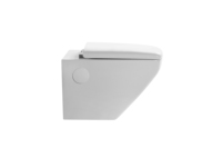 WC suspendu monobloc à chasse directe, design moderne en céramique, sanitaires suspendus au mur