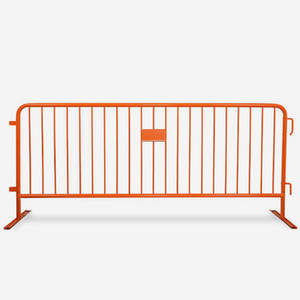 Barrière de sécurité pour piétons et chaussées pliantes portables Barricades de contrôle des foules <span class=keywords><strong>en</strong></span> acier extensible Cadre métallique <span class=keywords><strong>en</strong></span> <span class=keywords><strong>bois</strong></span> traité sous pression - Product Image 3