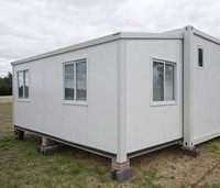 Maison conteneur préfabriquée de luxe en acier 20ft 40ft, kit plat, vente en gros, assemblage rapide, 3 chambres et salle de bain, design moderne