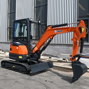 Miễn phí vận chuyển CE EPA động cơ trang trại cabin 360 độ đa chức năng 2.5ton 3ton 3.5ton Mini Digger nhỏ Bagger máy xúc - Product Image 2