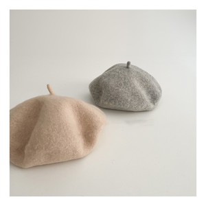 Boina para niños Primavera y otoño Bebé Vintage Lana Artista Sombrero de <span class=keywords><strong>calabaza</strong></span> cóncavo para niña - Product Image 3