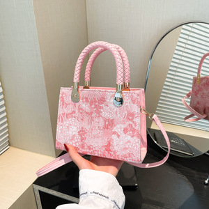 Nuova Borsa a Tracolla da Donna in Stile Cinese di Alta Qualità, Nuova Borsa Estiva di Nicchia in Stile Antico, Piccola Borsa Quadrata con Cerniera in PU - Product Image 2