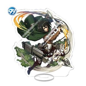 Attack on Titan Eren Mikasa Levi soporte acrílico Anime Scout Regiment decoración de escritorio para regalo de Fans - Product Image 2