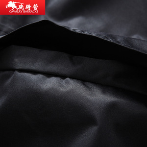 Impermeable de Gabardina para Caballería, Impermeable Largo de una Pieza, Color Negro, para Actividades al Aire Libre, para Hombres Adultos, para Viajes - Product Image 1