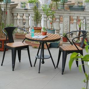Set da Giardino Moderno di Lusso a 2 Posti in <span class=keywords><strong>Plastica</strong></span> Effetto Legno, Impermeabile, Anticorrosione, Resistente ai Raggi UV, per Balcone e Parco - Product Image 1
