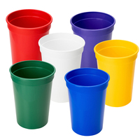Conteneurs à boissons personnalisés pour stades, sans BPA, en plastique, avec logo personnalisé, articles de boisson pour événements sportifs, impression numérique recyclée, gobelets de stade