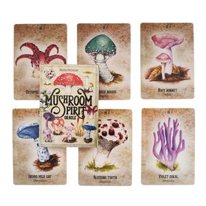 Personalizar la impresión 10,4*7,3 cm jugando Oracle Card Mushroom Spirit Oracle juego de mesa inglés <span class=keywords><strong>Tarot</strong></span> Card - Product Image 2
