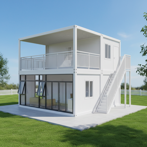 Contenedor Modular TOPPRE, Casas Prefabricadas, Apartamento Contenedor <span class=keywords><strong>de</strong></span> 2 Habitaciones, Casa Contenedor <span class=keywords><strong>de</strong></span> 2 Pisos, Casa Pequeña <span class=keywords><strong>de</strong></span> Lujo <span class=keywords><strong>de</strong></span> 20 pies - Product Image 3