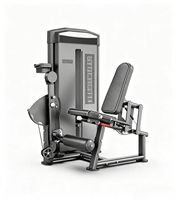 Machine d'extension des jambes en acier inoxydable robuste de qualité commerciale, équipement de musculation assis pour entraînement des quadriceps et des triceps, emballage complet