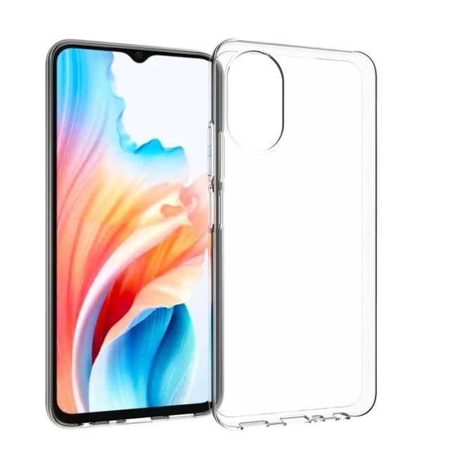 10Pcs Pack Cell Phone Cover Inner Watermark Clear Phone Cover for Oppo A18 4G / A38 4G