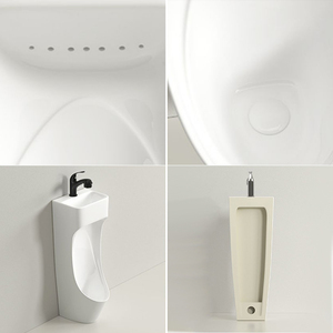 ชุดอ่างล้างหน้าแบบยุโรปมาตรฐาน Kidoir สำหรับห้องน้ำมัสยิด อ่างวูดู อ่างล้างมือ อ่างล้างหน้าสำหรับชาวมุสลิม ชุดโถปัสสาวะและอ่างล้างมือ - Product Image 5