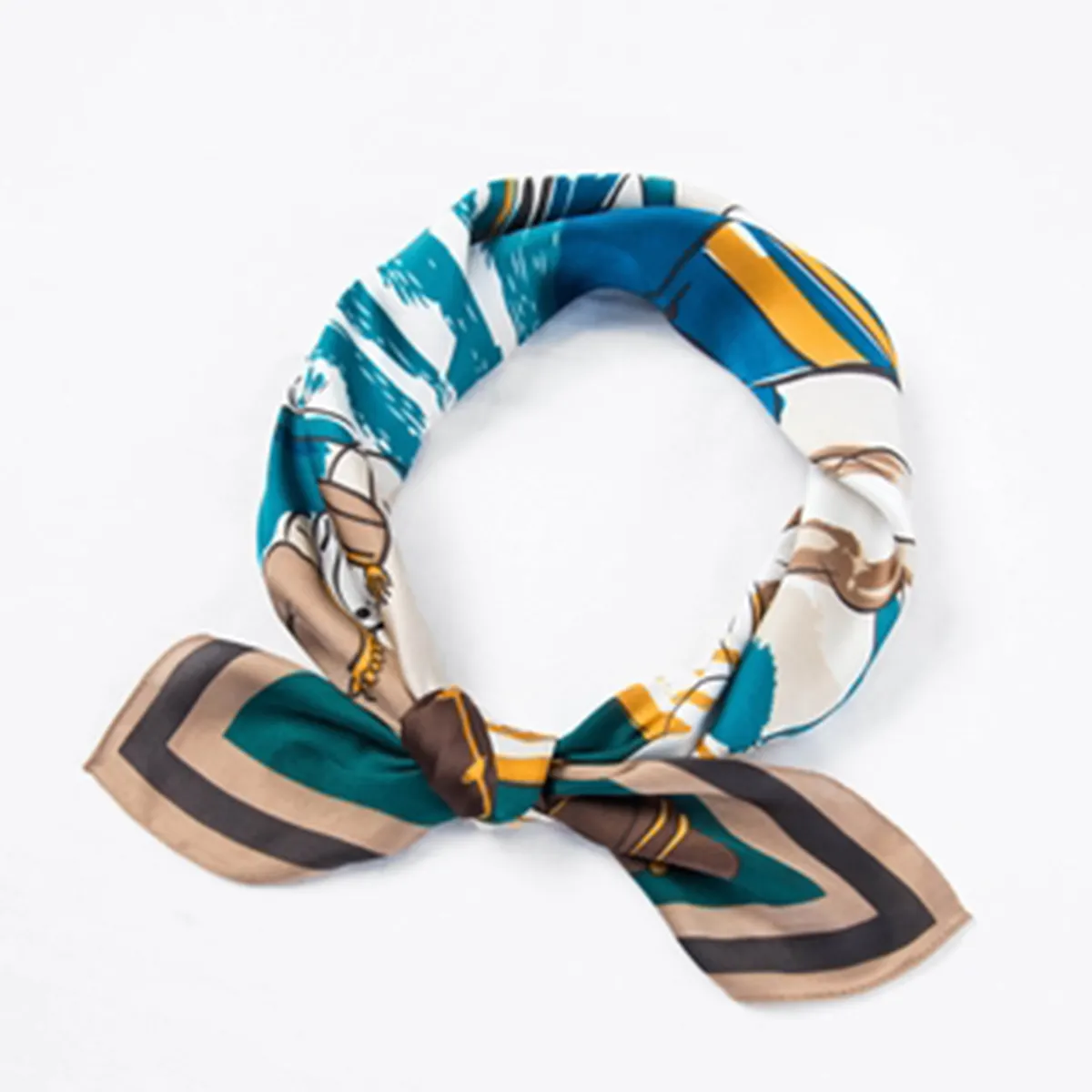 Las últimas bufandas étnicas de alta calidad 88*88cm/35*35 pulgadas y chales bufanda de seda de diseñador impresa digital de moda bufanda de seda personalizada