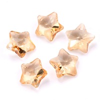 Étoile de mer électrolytique Aurora AB couleur strass cristal verre en forme de boucles d'oreilles pendentif bricolage ornement accessoires