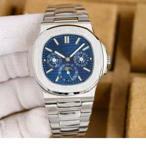 Reloj de Pulsera de Fase Lunar al por Mayor, Relojes de Pulsera de Acero Inoxidable 904l con Movimiento Mecánico Automático para Hombre, Reloj de Moda Resistente al Agua - Product Image 1